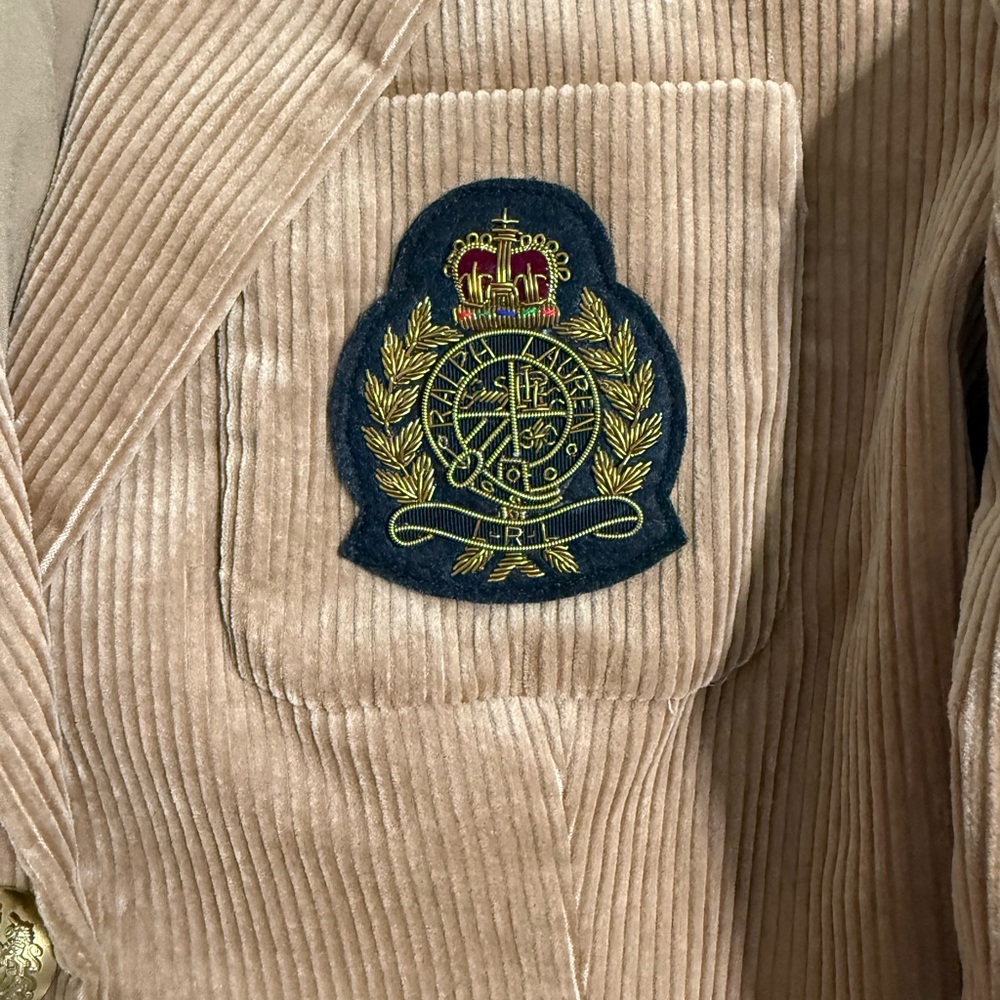Ralph Lauren Camel Corduroy Blazer Brand New with tags - Picture 4 of 4